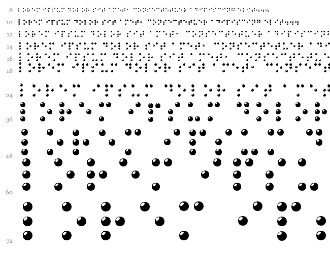Braille 3D Waterfall 