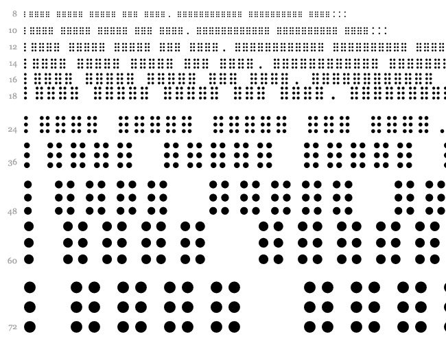 Braille Cascade 