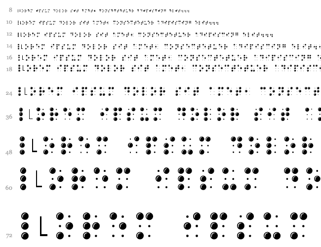 BrailleAlpha Cascade 