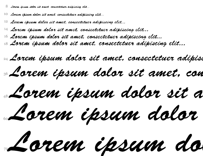 Brush Script Cascade 