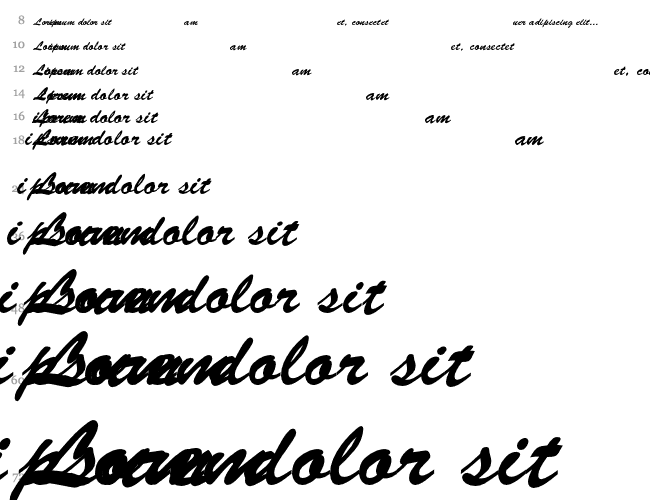 BrushScript-Normal-Italic Waterfall 