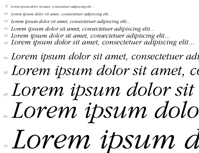 Garamond-Italic Cascata 