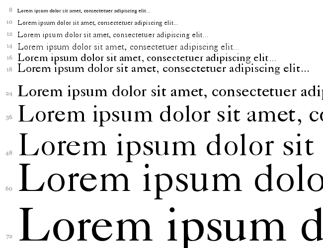 Caslon 540 Cascata 