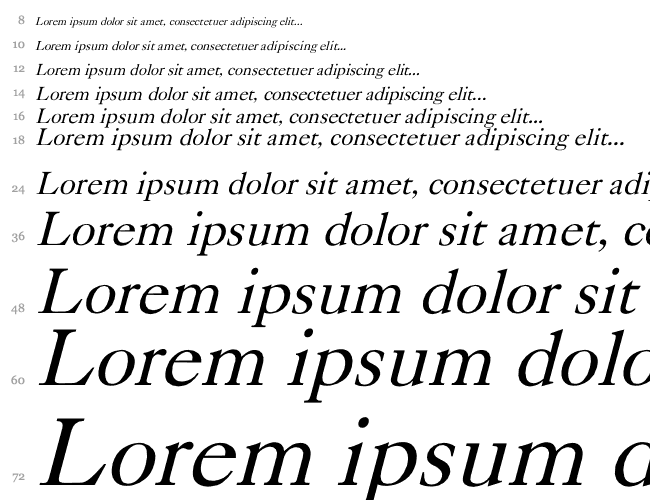 Caslon Cascata 