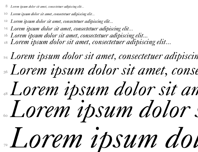 Caslon-Italic Cachoeira 