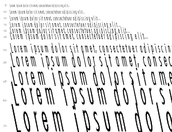 CatScratch Thin Rev Italic Waterfall 