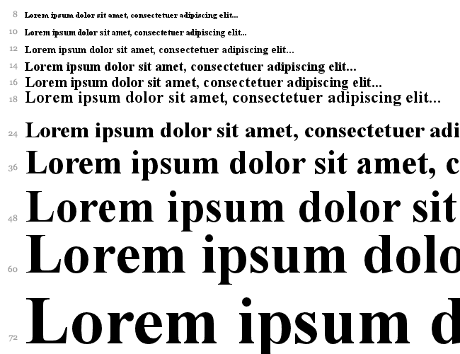 Times New Roman CE Водопад 