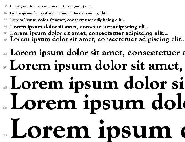 Goudy Extra Bold CG ATT Водопад 