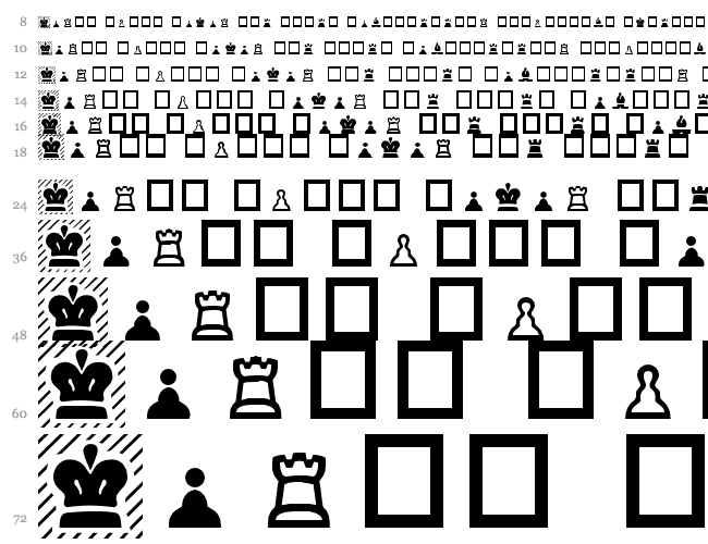 ChessPiece Cascata 