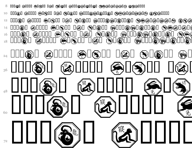 Chinese Zodiac Водопад 