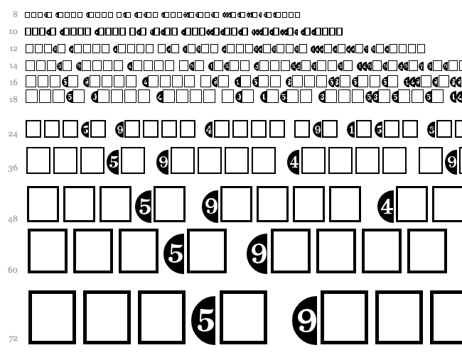 CircledNumbers Wasserfall 