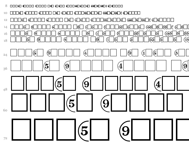 CircledNumbers Водопад 