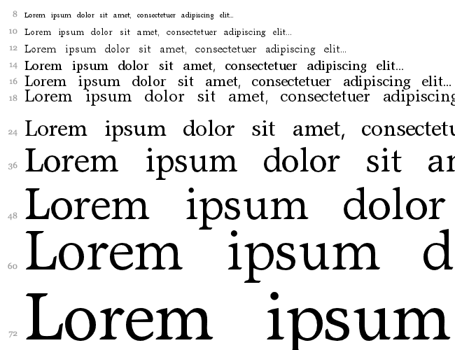 ClassicalSerif Waterfall 