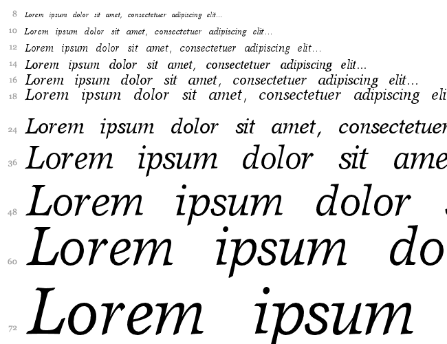 ClassicalSerif Waterfall 