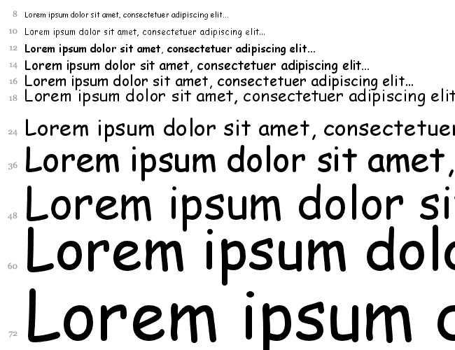 Comic Sans MS Cascade 