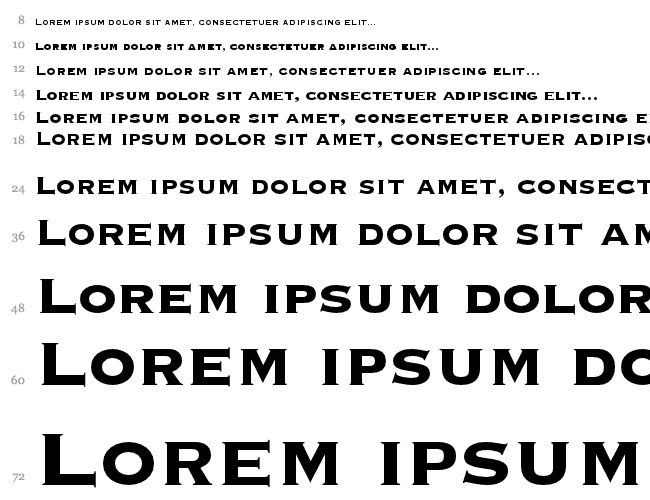 Copperplate Black Condensed SSi Водопад 