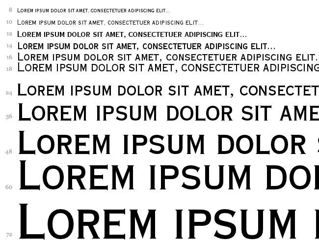 Copperplate Condensed SSi Wasserfall 