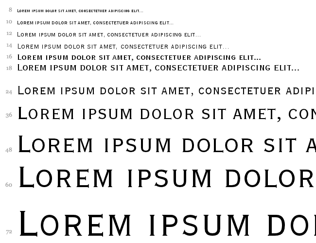 Copperplate Extra Condensed SSi Cascata 