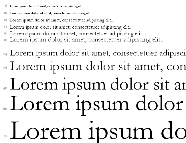 Garamond Cascade 