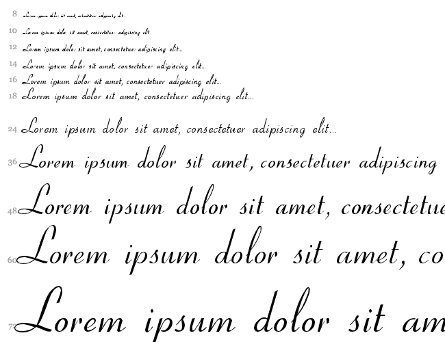 Cornet Script Водопад 