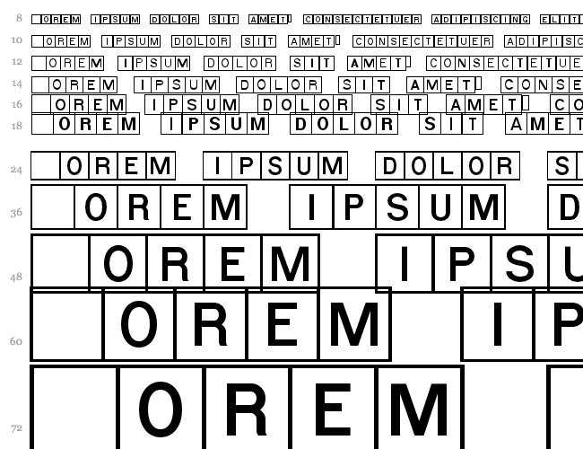 Crossword Regular truetype font