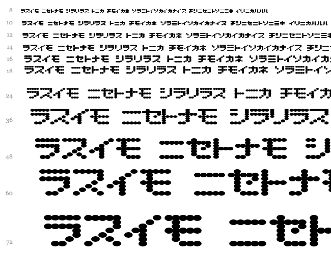 D3 Electronism Katakana Cascade 