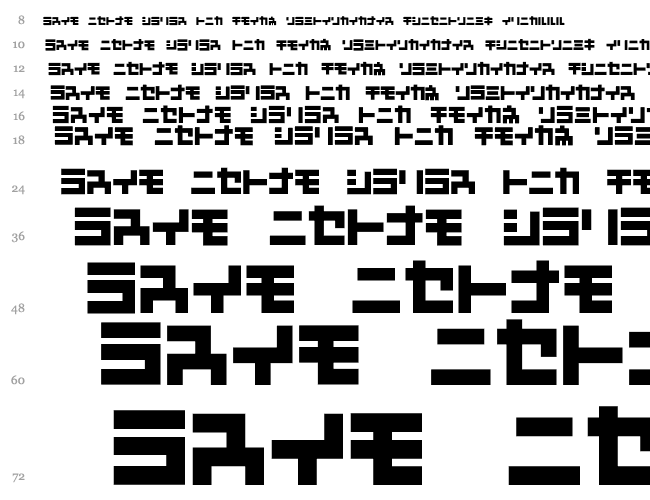 D3 Mouldism Katakana Cascata 