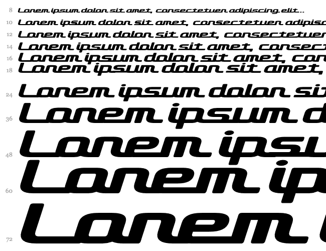 D3 Roadsterism Wide Italic Водопад 