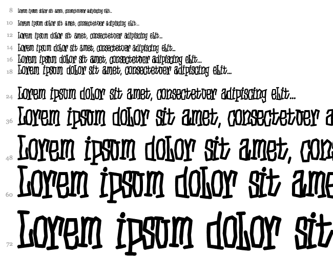 D3 Skullism Alphabet Bold Водопад 