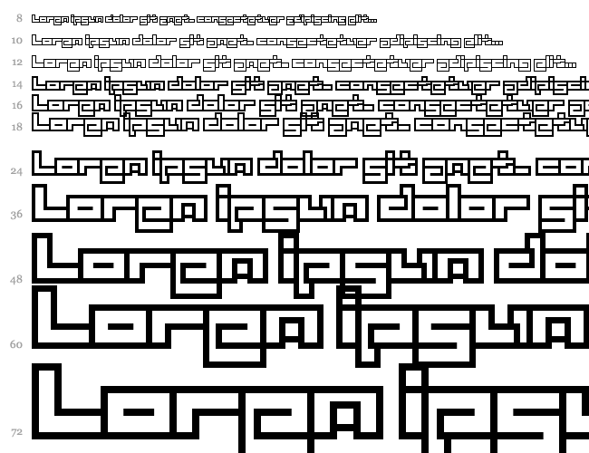 D3 Superimposism Outline Cascada 