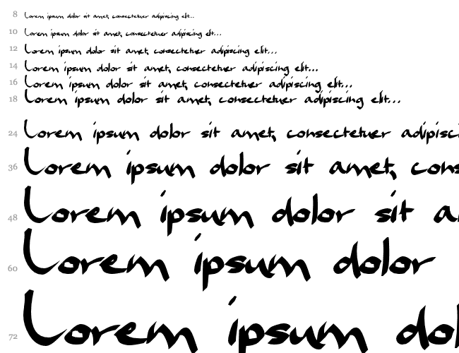 Dael Calligraphy Водопад 