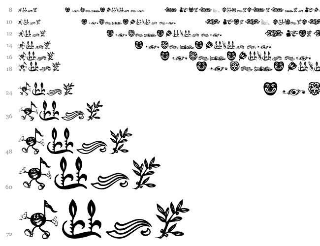 DavysDingbats Cascade 