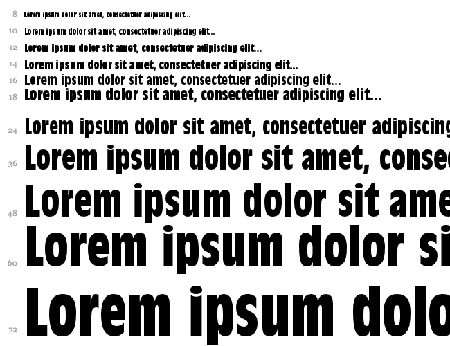 Decade Black Condensed SSi Wasserfall 