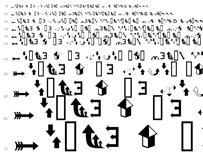 DexisDingbatsFourSSK Cascade 