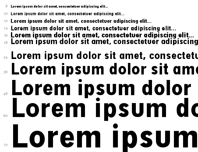 Digi Grotesk Bold Condensed Cascada 