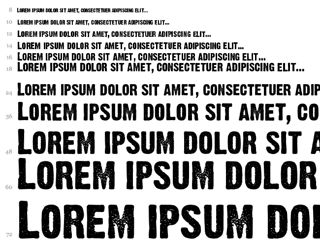 Dirty Headline Regular Truetype Font