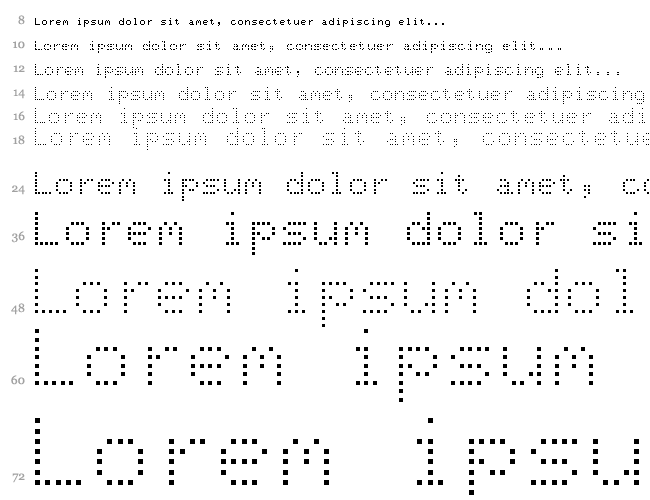 Dot-Matrix Водопад 