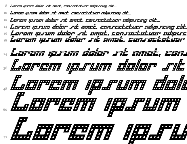 Drid Herder Italic Cascade 