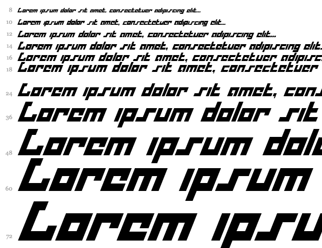 Drid Herder Solid Italic Cascade 