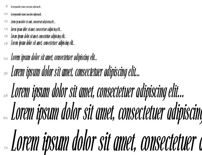 Echelon Condensed Wasserfall 