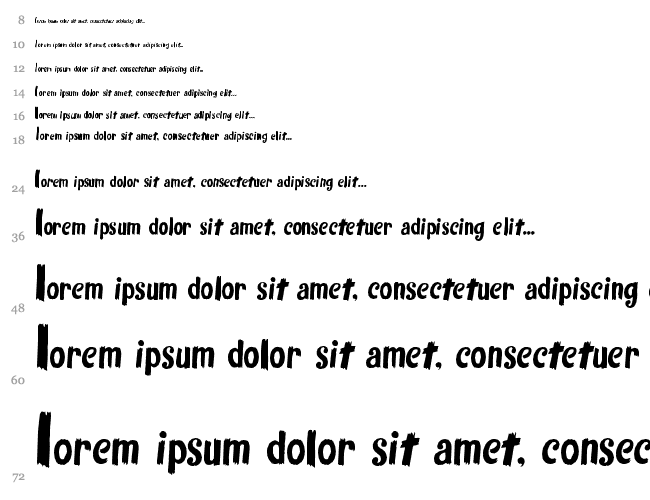 FantasticFont Водопад 