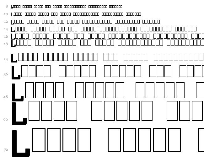 FE-Font Водопад 