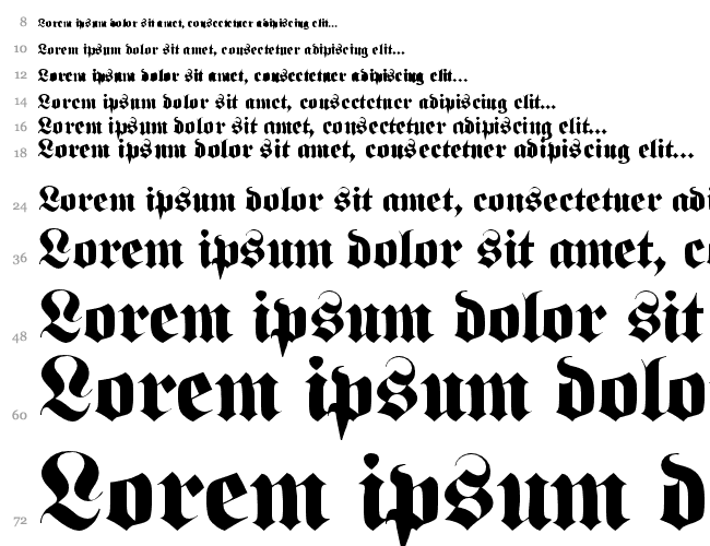 FetteFraktur Водопад 