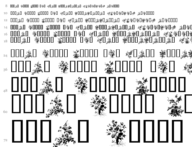 Florals1 Водопад 