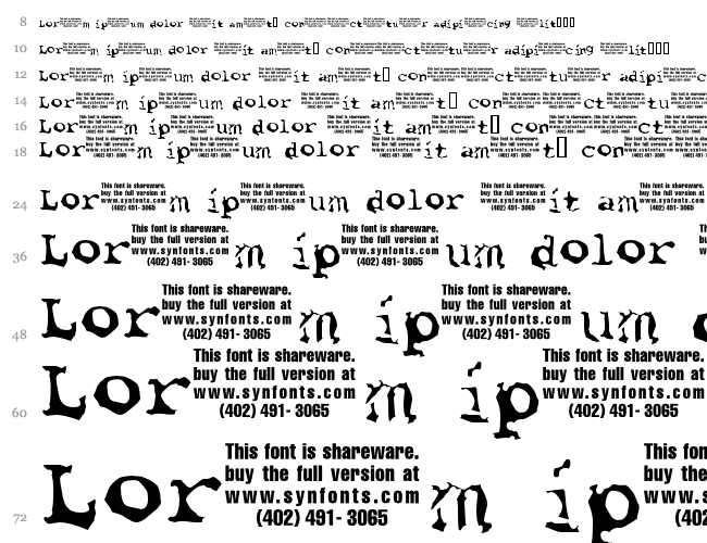 Font Pirate Водопад 