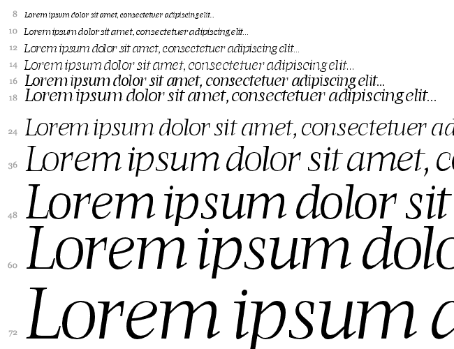 FrancoisLightItalic Cascada 