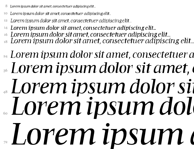 FrancoisMediumItalic Cascata 