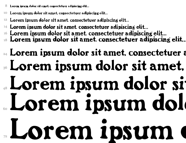 Frankenfont Cascada 