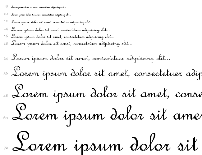 French Script MT Cascata 