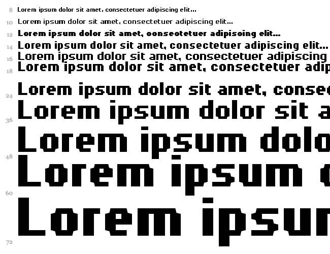 Fruity fonts Водопад 